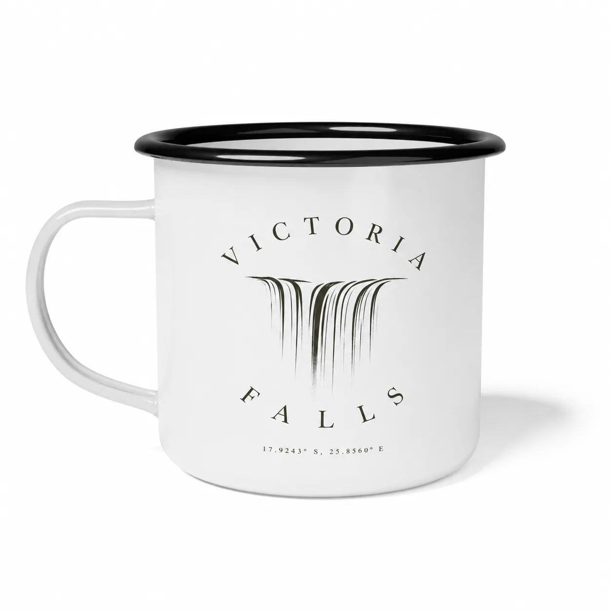 Victoria Falls enamel mug